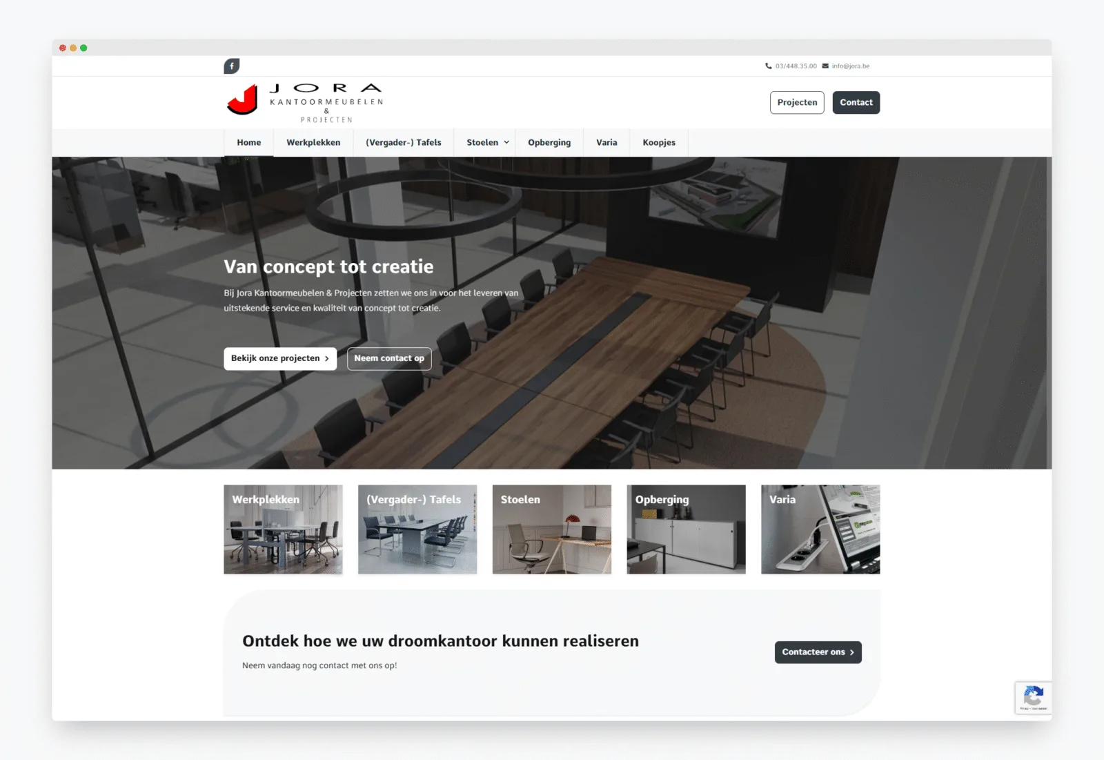 Jora Kantoormeubelen & Projecten